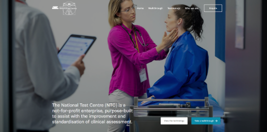 NTC Website Screenshot